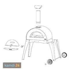 Alfa Forni Pizzaofen Ciao Grau + Abdeckhaube + Pizzaiolo-Set -Angebote Kamdi24 Store alfa forni pizzaofen ciao grau abdeckhaube pizzaiolo set 21625 m 7