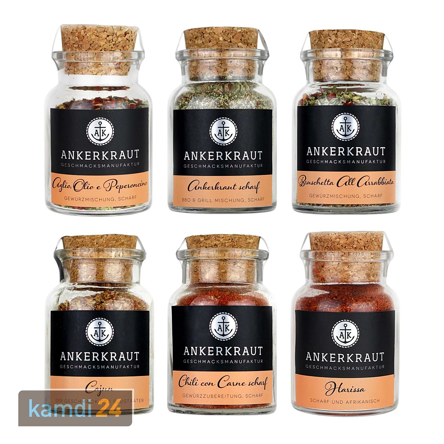 Ankerkraut Gewürzmischungen-Set Richtig Scharfer Mix (groß) 3 Ankerkraut Gewürzmischungen-Set Richtig Scharfer Mix (groß)