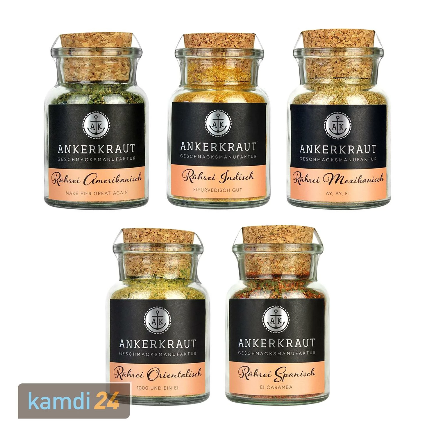 Ankerkraut Gewürzmischungen-Set Rührei International 3 Ankerkraut Gewürzmischungen-Set Rührei International