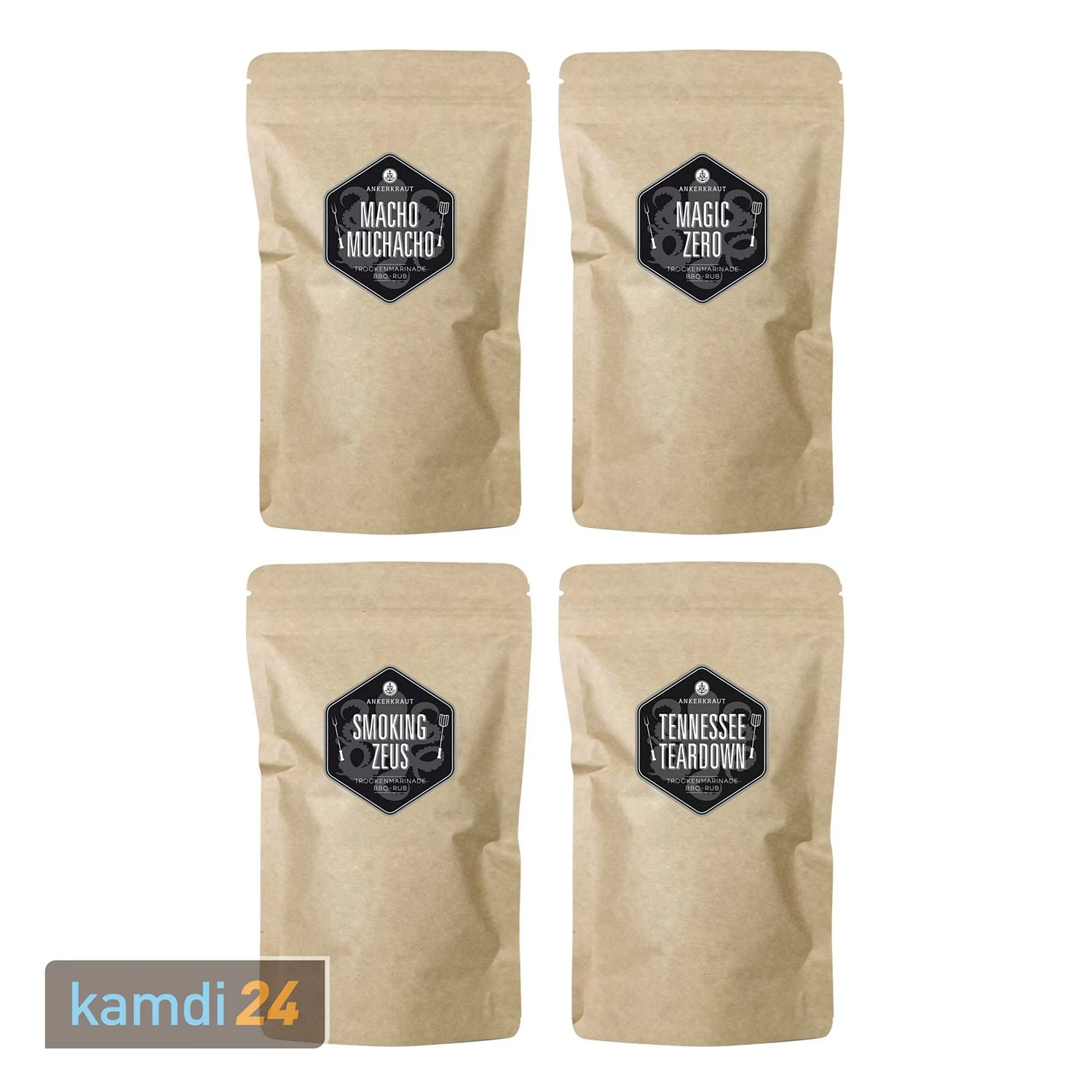 Ankerkraut Rub-Set Für Schwein & Geflügel 3 Ankerkraut Rub-Set Für Schwein & Geflügel