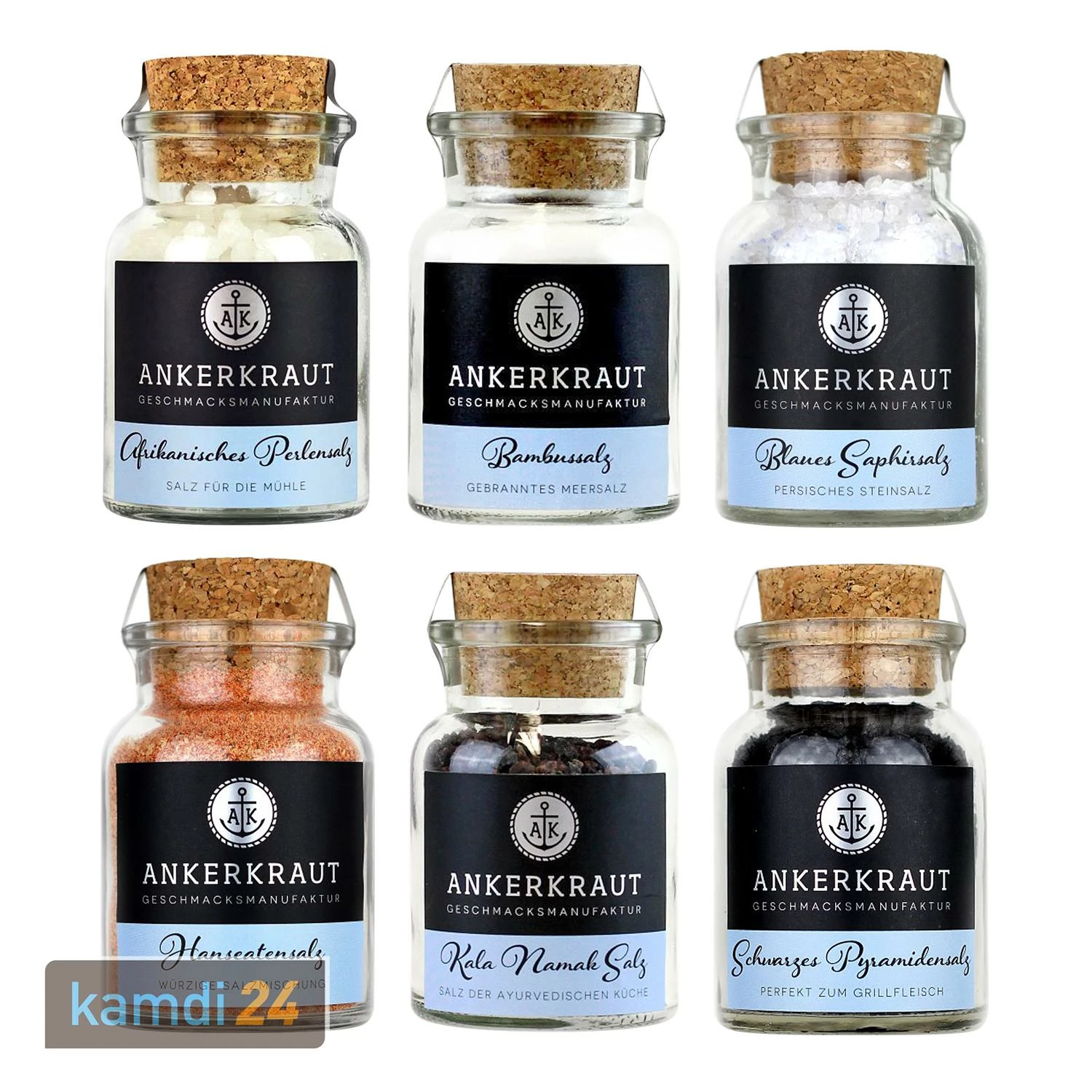 Ankerkraut Salz-Set Salz-Spezialitäten (groß) 3 Ankerkraut Salz-Set Salz-Spezialitäten (groß)