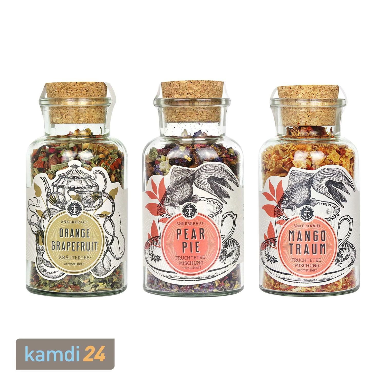 Ankerkraut Tee-Set Frisch & Fruchtig 3 Ankerkraut Tee-Set Frisch & Fruchtig