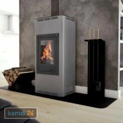 Aquaflam 12 Automatic Wasserführender Kaminofen Grey