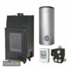 Aquaflam 12 Basic Wasserführender Kamineinsatz Komplett-Set Pufferspeicher TPSR 500 + 1 SWT