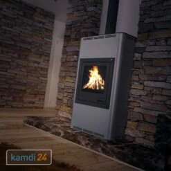 Aquaflam 17 Basic Wasserführender Kaminofen Grey