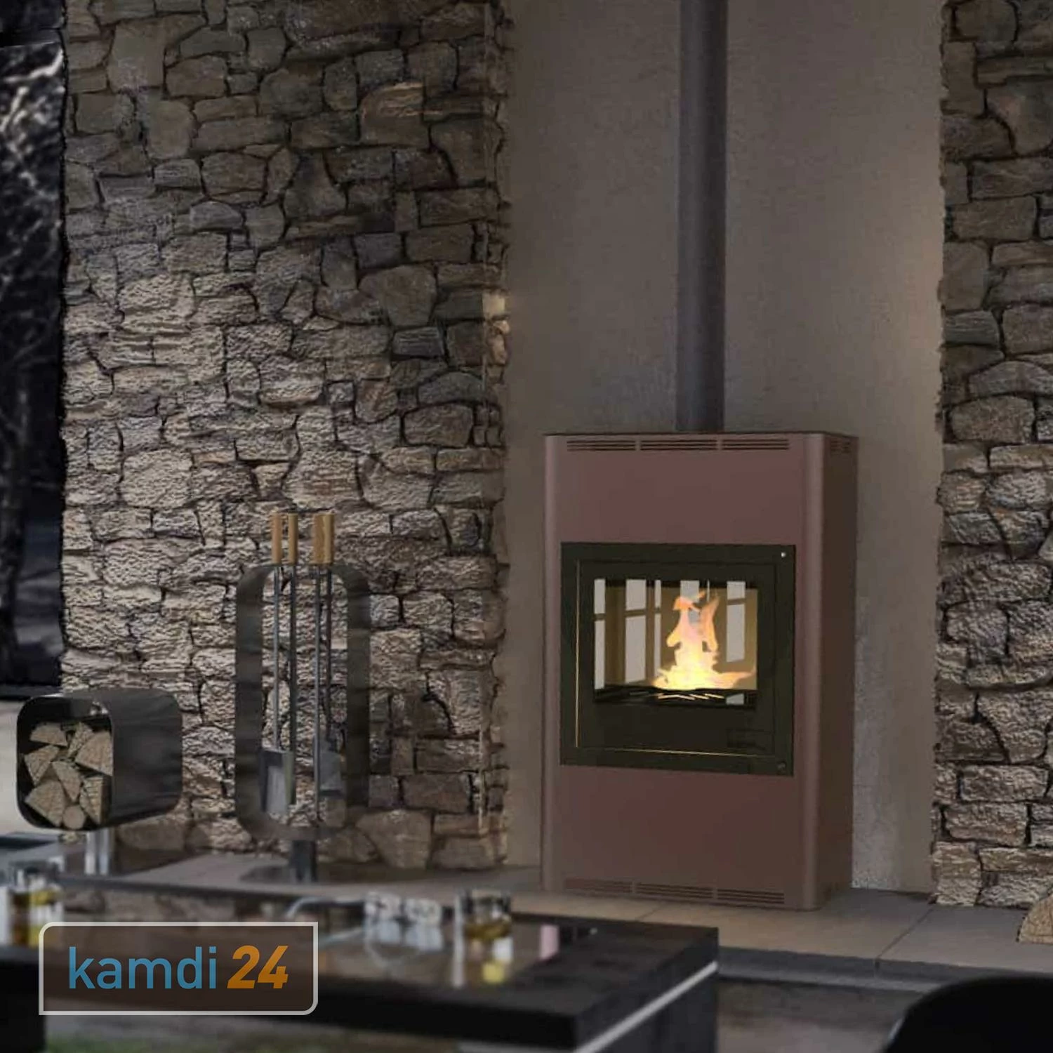 Aquaflam 25 Automatic Wasserführender Kaminofen Brown 9 Aquaflam 25 Automatic Wasserführender Kaminofen Brown – Bild 7