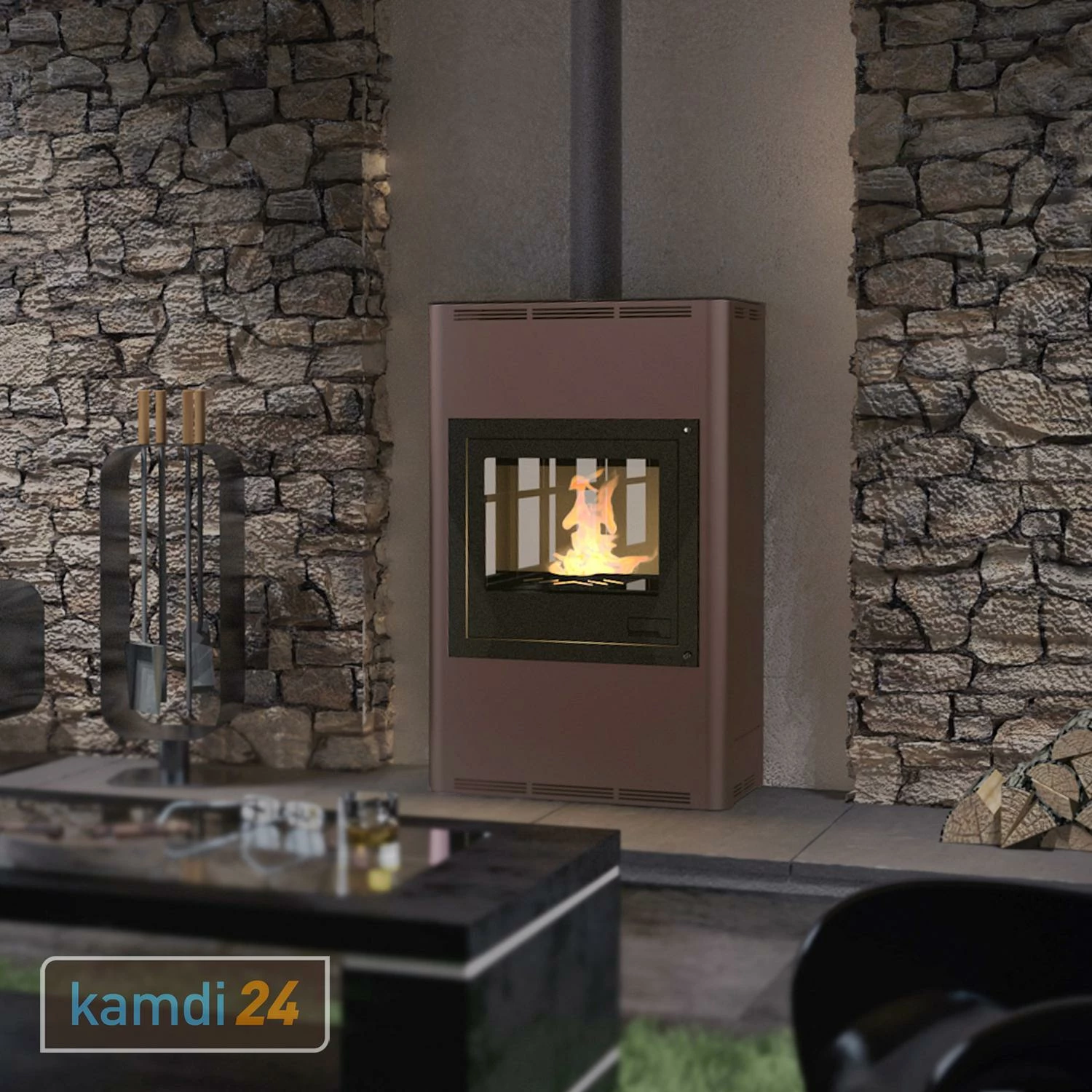 Aquaflam 25 Automatic Wasserführender Kaminofen Brown 3 Aquaflam 25 Automatic Wasserführender Kaminofen Brown