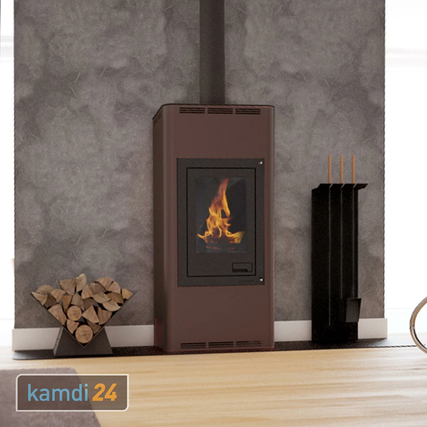 Aquaflam 7 Automatic Wasserführender Kaminofen Brown 3 Aquaflam 7 Automatic Wasserführender Kaminofen Brown