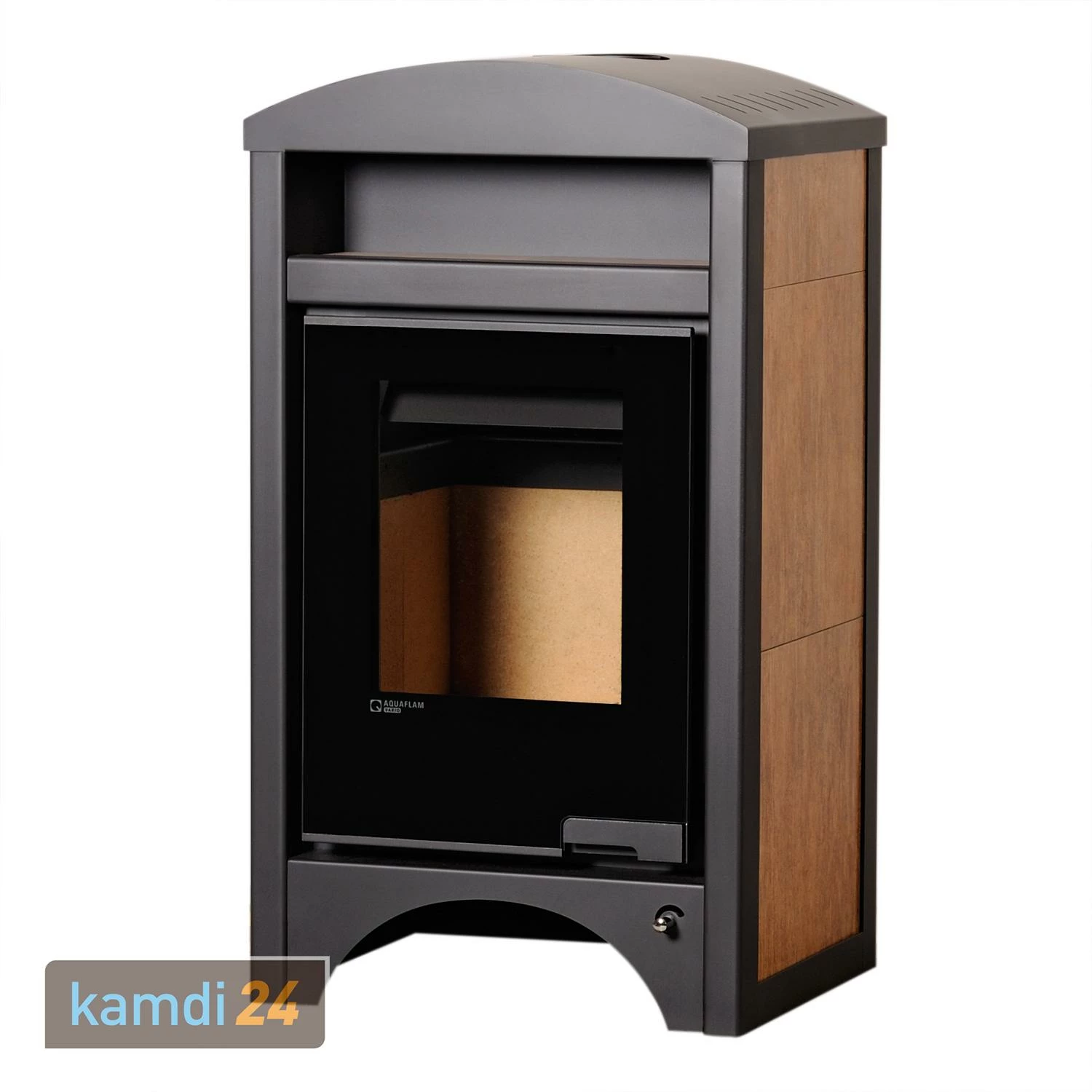 Aquaflam Vario Barma Basic Wasserführender Kaminofen Nut Tree 11/7 KW 4 Aquaflam Vario Barma Basic Wasserführender Kaminofen Nut Tree 11/7 KW – Bild 2