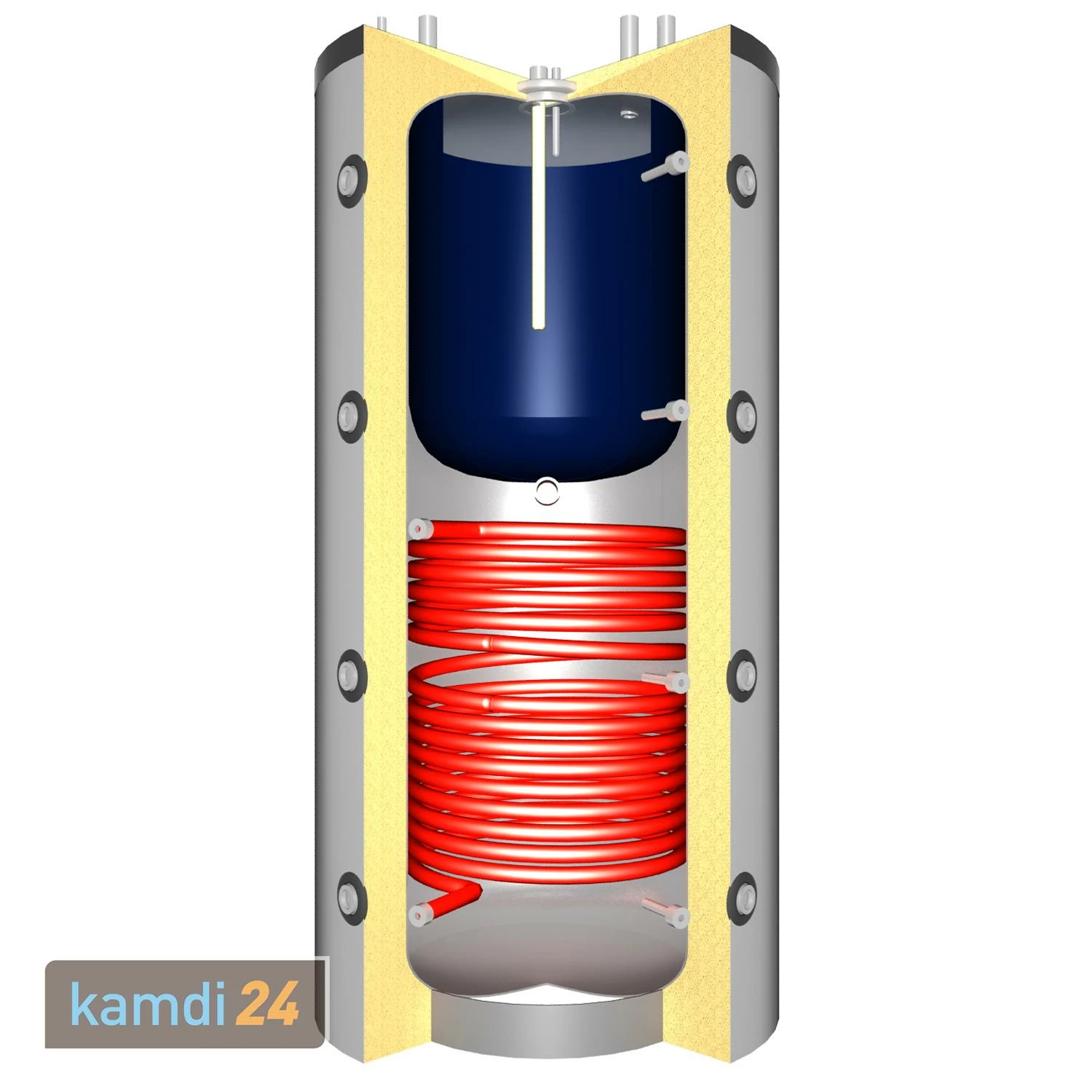 Aquaflam Vario Kalmar 11 KW Basic Wasserführender Kaminofen Brown Komplett-Set Kombispeicher THKE 600 + 1 SWT 5 Aquaflam Vario Kalmar 11 KW Basic Wasserführender Kaminofen Brown Komplett-Set Kombispeicher THKE 600 + 1 SWT – Bild 3
