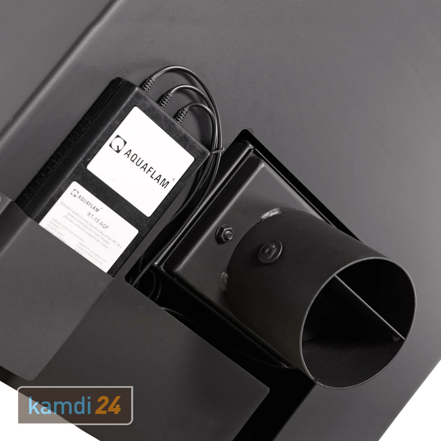 Aquaflam Vario Kalmar Basic Wasserführender Kaminofen Brown 11/7 KW 6 Aquaflam Vario Kalmar Basic Wasserführender Kaminofen Brown 11/7 KW – Bild 4