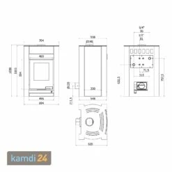 Aquaflam Vario Kalmar Manual Wasserführender Kaminofen Brown 11/5 KW -Angebote Kamdi24 Store aquaflam vario kalmar manual wasserfuehrender kaminofen brown 11 5 kw m 5