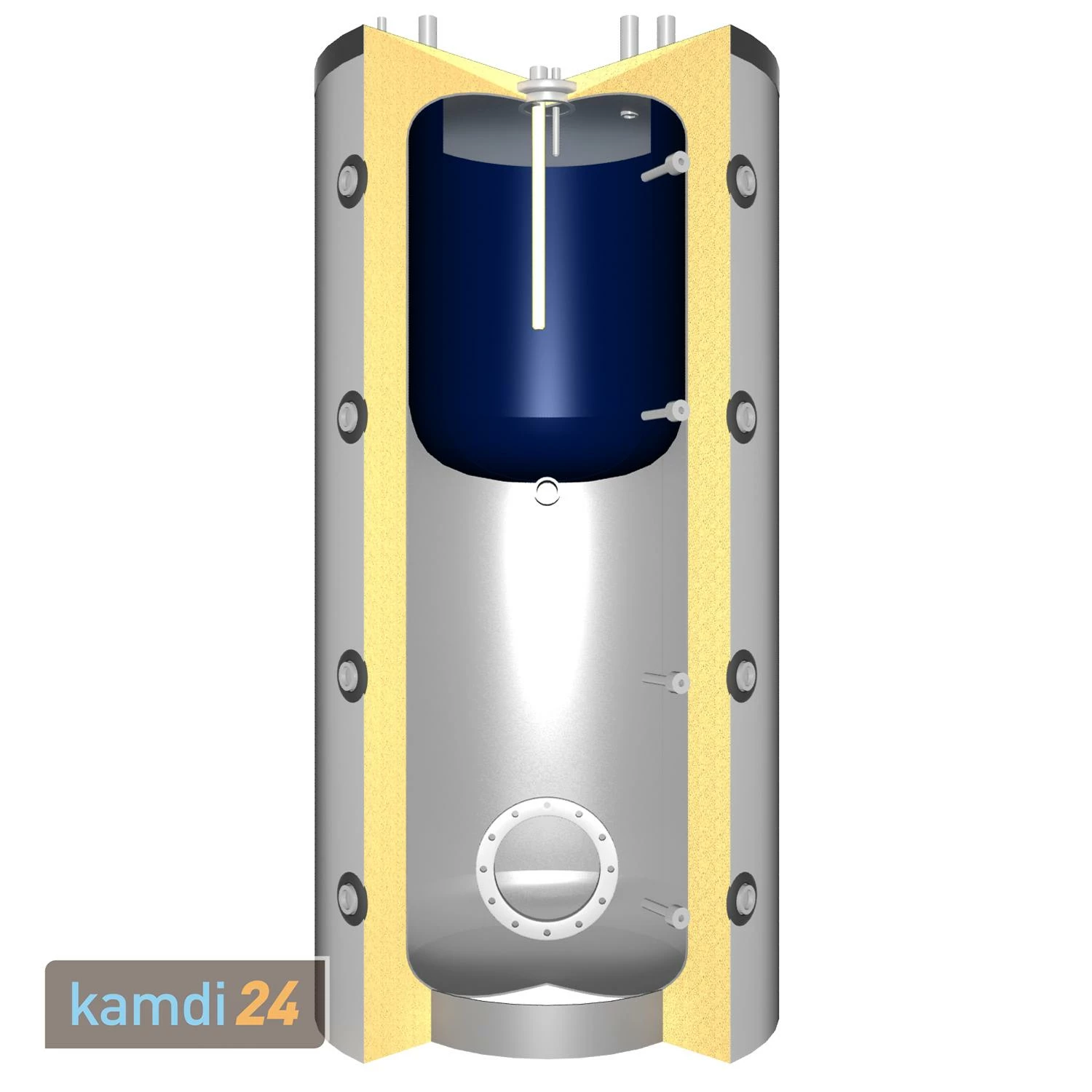 Aquaflam Vario Lend 11 KW Basic Wasserführender Kaminofen Creme Komplett-Set Kombispeicher THKE/F 600 5 Aquaflam Vario Lend 11 KW Basic Wasserführender Kaminofen Creme Komplett-Set Kombispeicher THKE/F 600 – Bild 3