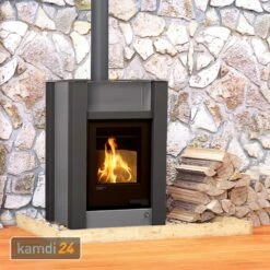 Aquaflam Vario Lend Basic Wasserführender Kaminofen Grey 11/5 KW