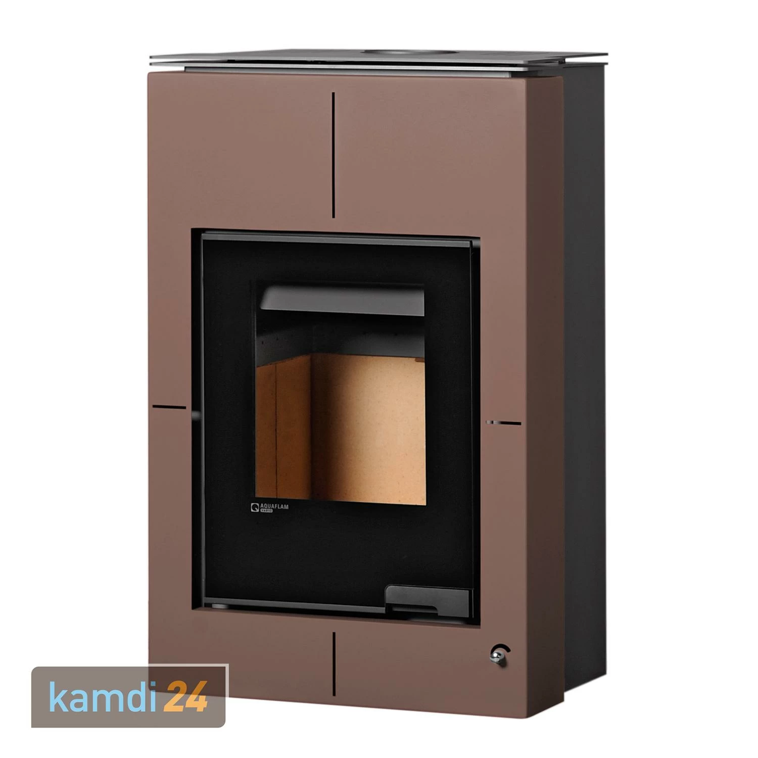 Aquaflam Vario Saporo Basic Wasserführender Kaminofen Brown 11/7 KW 4 Aquaflam Vario Saporo Basic Wasserführender Kaminofen Brown 11/7 KW – Bild 2