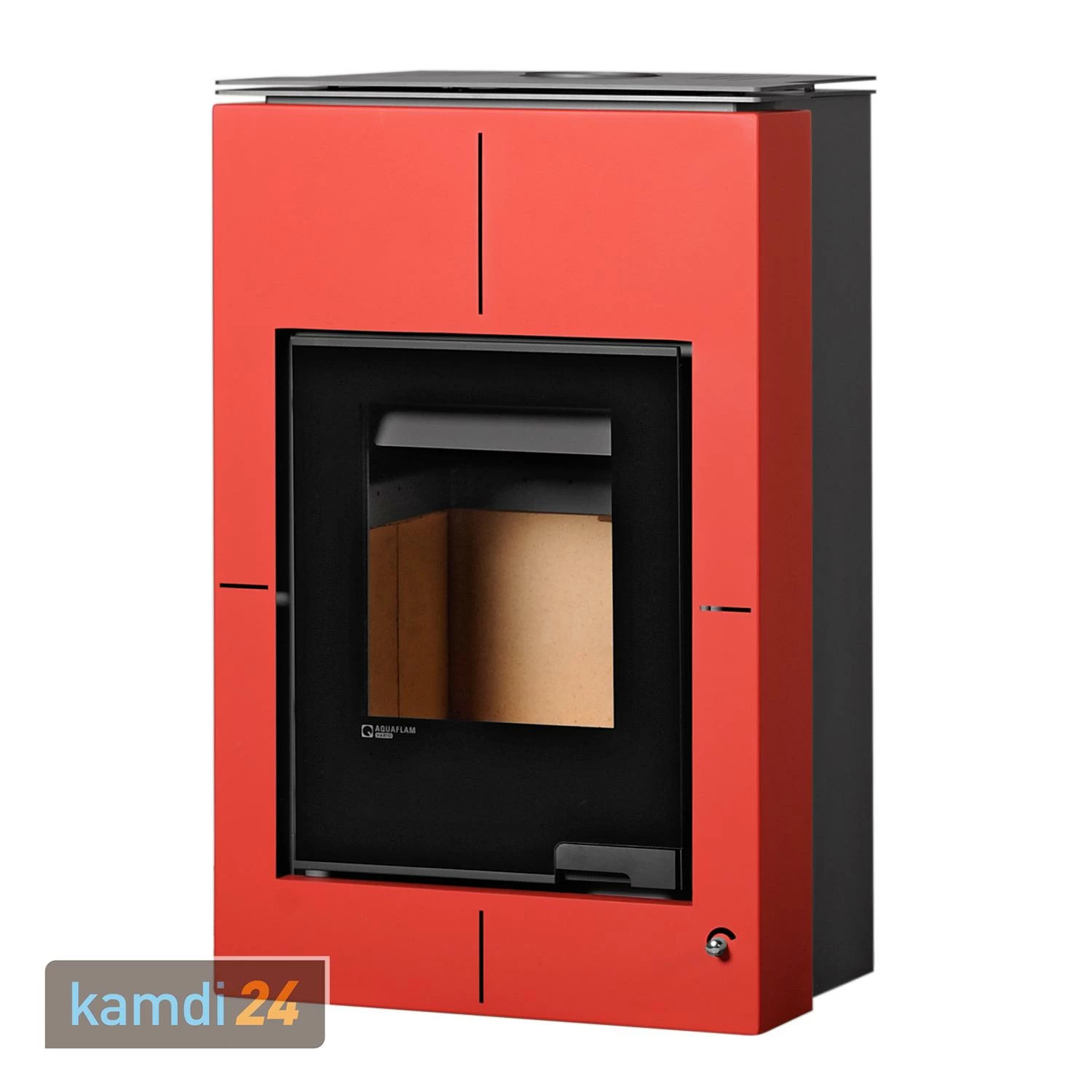 Aquaflam Vario Saporo Basic Wasserführender Kaminofen Red 11/5 KW 4 Aquaflam Vario Saporo Basic Wasserführender Kaminofen Red 11/5 KW – Bild 2