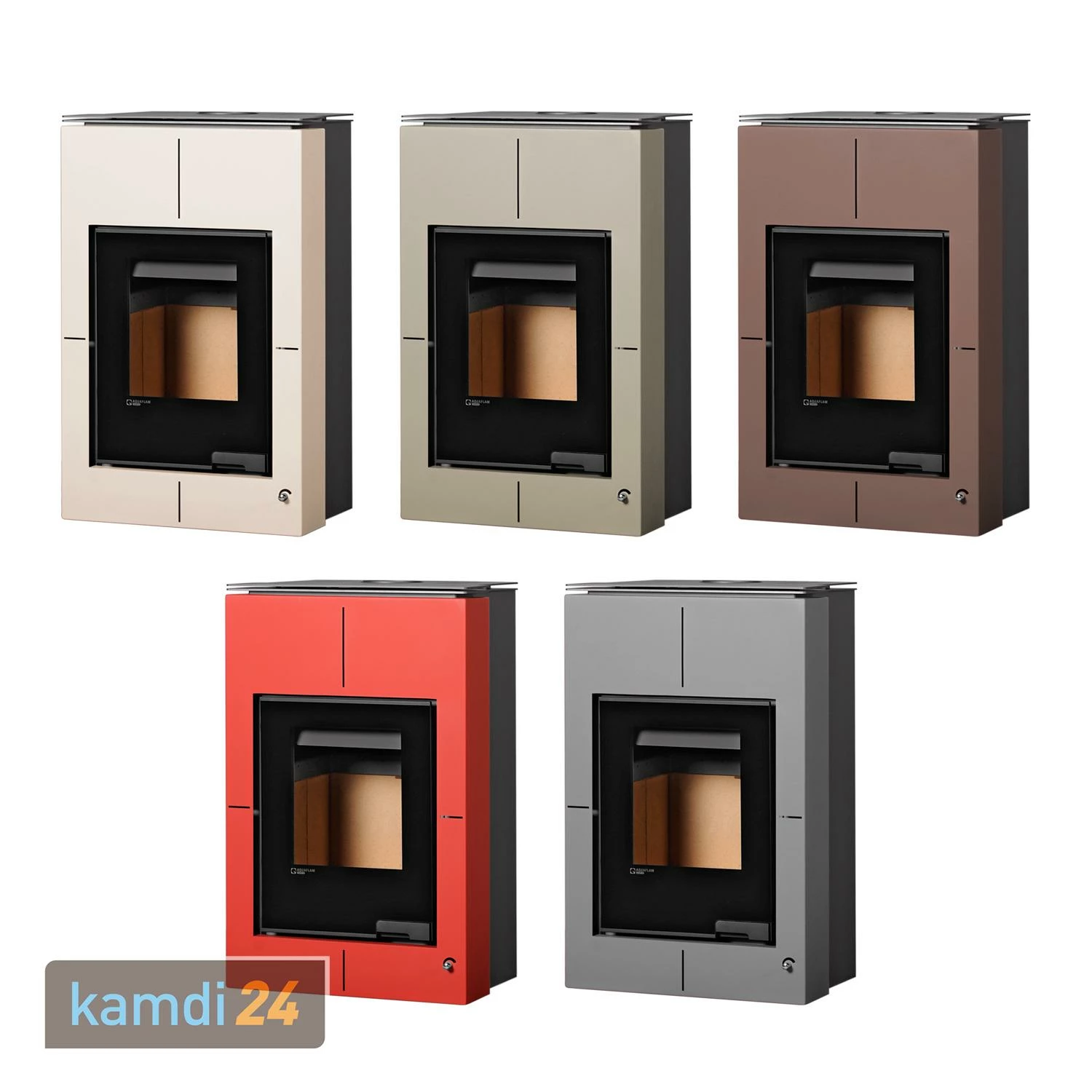 Aquaflam Vario Saporo Manual Wasserführender Kaminofen Brown 11/7 KW 5 Aquaflam Vario Saporo Manual Wasserführender Kaminofen Brown 11/7 KW – Bild 3