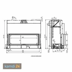 Austroflamm 120x45S 2.0 Kamineinsatz -Angebote Kamdi24 Store austroflamm 120x45s 20 kamineinsatz 24249 m 5