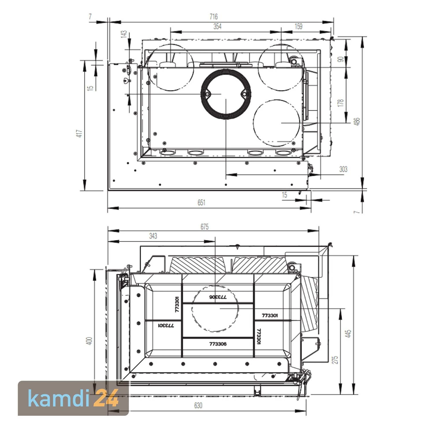 Austroflamm 63x40x42 K 2.0 Kamineinsatz Ecke Links 9 Austroflamm 63x40x42 K 2.0 Kamineinsatz Ecke Links – Bild 7