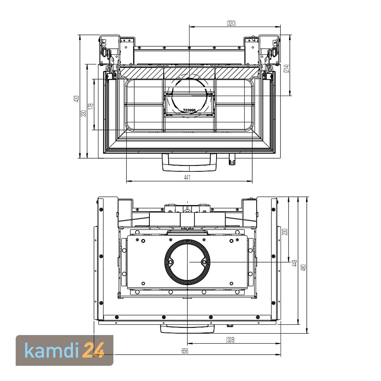 Austroflamm 64x33x51 S3 2.0 Kamineinsatz 7 Austroflamm 64x33x51 S3 2.0 Kamineinsatz – Bild 5
