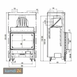 Austroflamm 65x45 K 2.0 Kamineinsatz -Angebote Kamdi24 Store austroflamm 65x45 k 20 kamineinsatz 24560 m 5