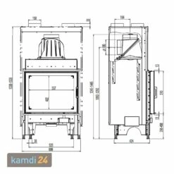 Austroflamm 65x51 K 2.0 Kamineinsatz -Angebote Kamdi24 Store austroflamm 65x51 k 20 kamineinsatz 24575 m 5