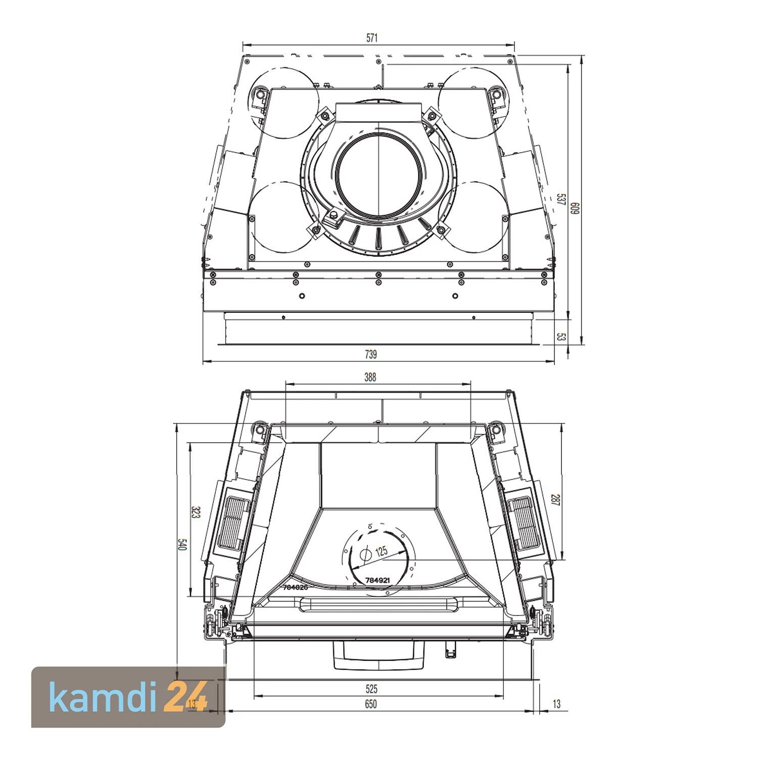 Austroflamm 65x51 S 2.0 Kamineinsatz 9 Austroflamm 65x51 S 2.0 Kamineinsatz – Bild 7