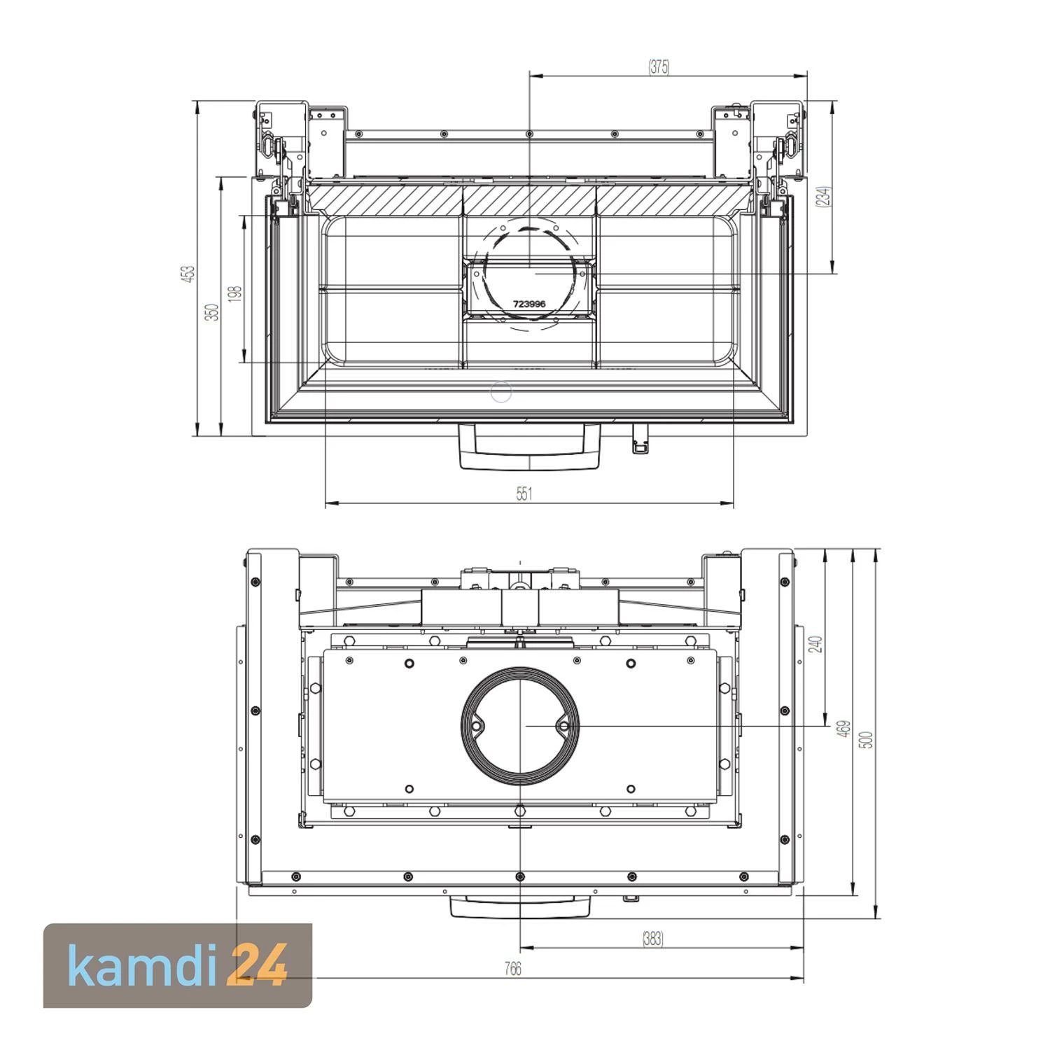 Austroflamm 75x35x45 S3 2.0 Kamineinsatz Feuerraum Schwarz 7 Austroflamm 75x35x45 S3 2.0 Kamineinsatz Feuerraum Schwarz – Bild 5