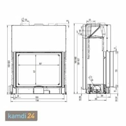 Austroflamm 97x74 S 2.0 Kamineinsatz -Angebote Kamdi24 Store austroflamm 97x74 s 20 kamineinsatz 24274 m 3