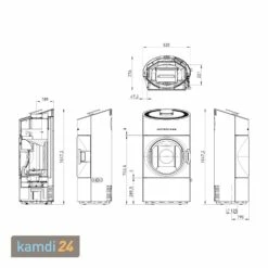 Austroflamm Clou Compact 2.0 Kaminofen Stahl Schwarz -Angebote Kamdi24 Store austroflamm clou compact 20 kaminofen stahl schwarz 25222 m 5