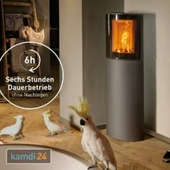 Austroflamm Mr. Wu Kaminofen Stahl Schwarz