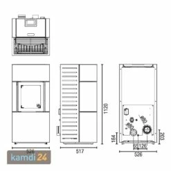 Austroflamm Percy Pelletofen Stahl Gussgrau -Angebote Kamdi24 Store austroflamm percy pelletofen stahl gussgrau 16151 m 4