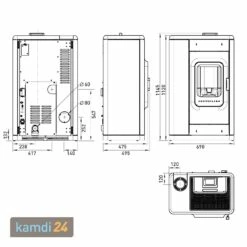 Austroflamm Ruby Pelletofen Stahl Schwarz, Topplatte Keramik Anthrazit -Angebote Kamdi24 Store austroflamm ruby pelletofen stahl schwarz topplatte anthrazit 22098 m 4