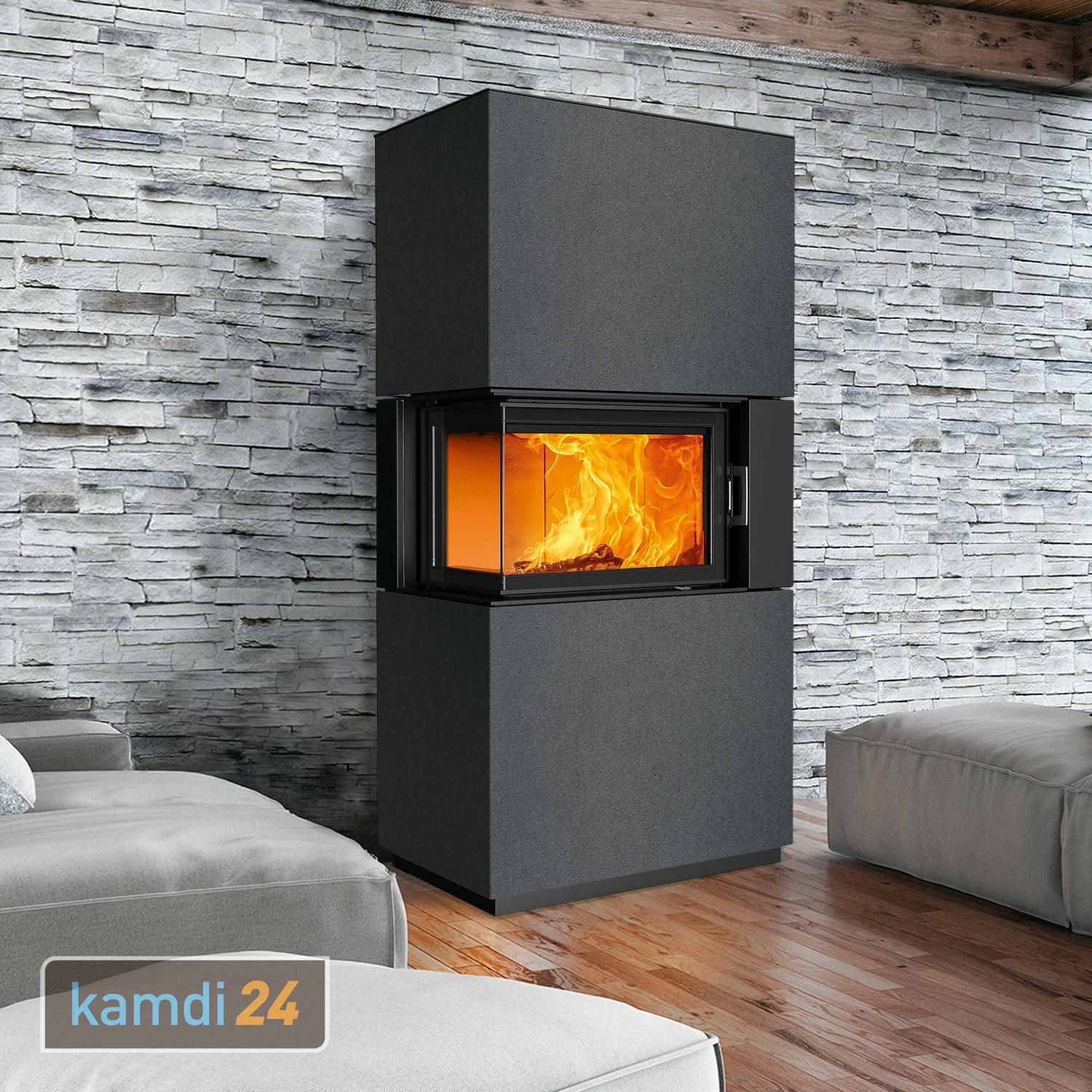 Austroflamm Sam 2.0 Kaminbausatz Eckverglasung Links Mit Klapptür Beton Anthrazit 3 Austroflamm Sam 2.0 Kaminbausatz Eckverglasung Links Mit Klapptür Beton Anthrazit