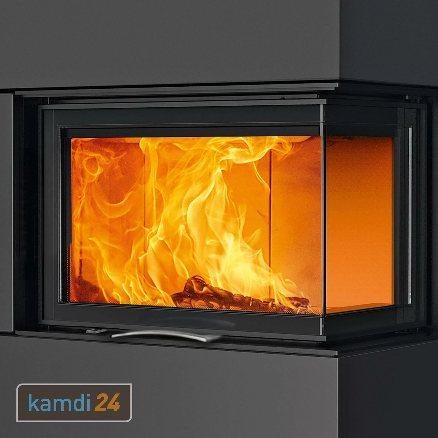 Austroflamm Sam 2.0 Kaminbausatz Eckverglasung Rechts Mit Schiebetür Stahl Gussgrau 5 Austroflamm Sam 2.0 Kaminbausatz Eckverglasung Rechts Mit Schiebetür Stahl Gussgrau – Bild 3