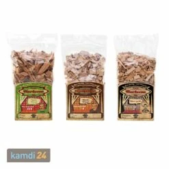 Axtschlag Wood Smoking Chips 3er-Set: Apfel, Buche & Klaus Grillt