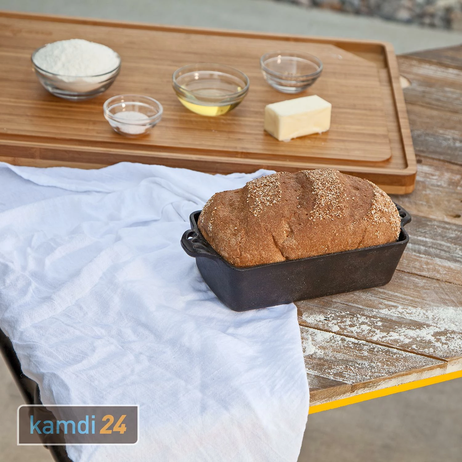 Camp Chef Cast Iron Bread Pan 8 Camp Chef Cast Iron Bread Pan – Bild 6