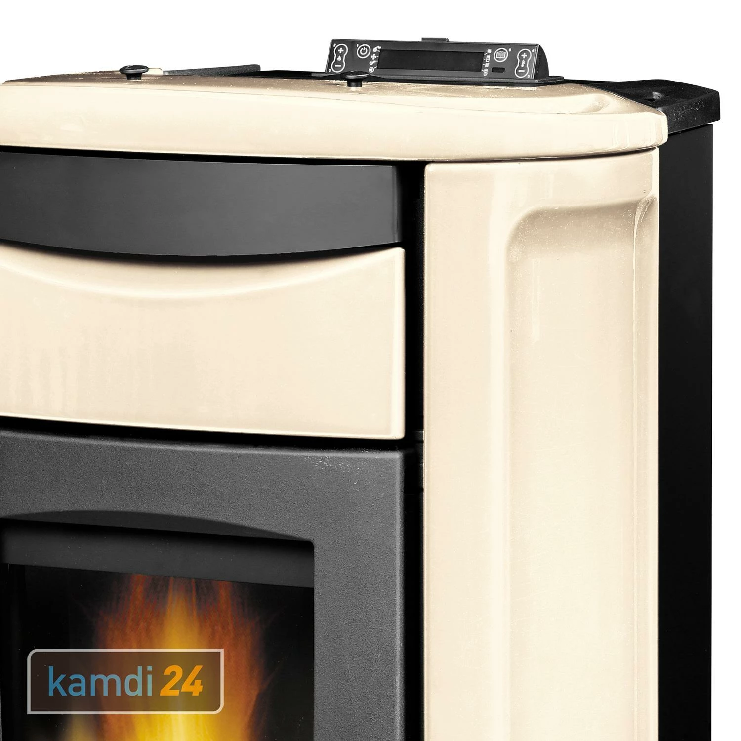 Dal Zotto Jole Idro 2.0 Wasserführender Pelletofen Stahl Madreperla Komplett-Set Pufferspeicher TPSR 600 + 1 SWT 5 Dal Zotto Jole Idro 2.0 Wasserführender Pelletofen Stahl Madreperla Komplett-Set Pufferspeicher TPSR 600 + 1 SWT – Bild 3