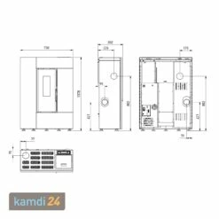 Dal Zotto Leyla Elite Pelletofen Stahl Elfenbein -Angebote Kamdi24 Store dal zotto leyla elite pelletofen stahl elfenbein 21975 m 5