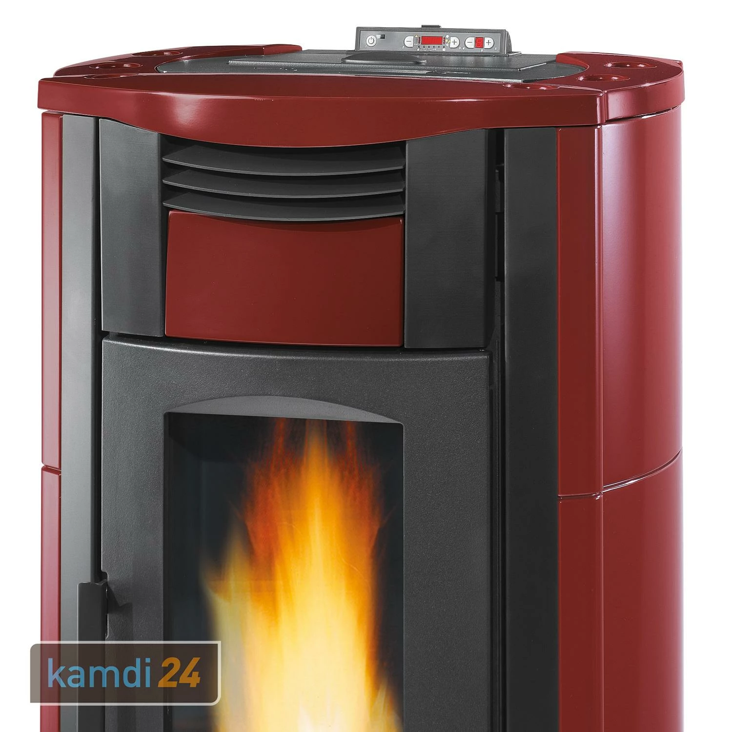 Dal Zotto Marta Idro 2.0 Wasserführender Pelletofen Stahl Bordeaux Komplett-Set Kombispeicher THKE/F 825 5 Dal Zotto Marta Idro 2.0 Wasserführender Pelletofen Stahl Bordeaux Komplett-Set Kombispeicher THKE/F 825 – Bild 3