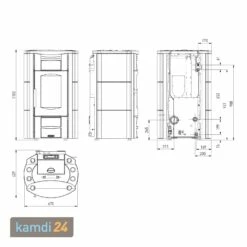 Dal Zotto Marta Idro 2.0 Wasserführender Pelletofen Stahl Weiß -Angebote Kamdi24 Store dal zotto marta idro 20 wasserfuehrender pelletofen stahl weiss 21965 m 5