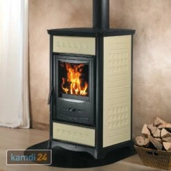 Dal Zotto Termo Carlotta 13 Evo DSA Wasserführender Kaminofen Avorio