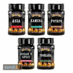 Don Marco´s Barbecue-Gewürz-Set: Asia, Kameha, Potato, Sugar´n Spice & Toskana
