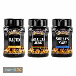 Don Marco´s Barbecue-Gewürz-Set: Cajun, Jamaican Jerk & Schafskäse