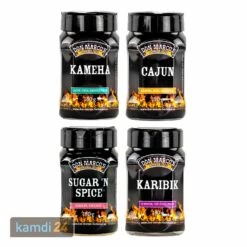 Don Marco´s Barbecue-Gewürz-Set: Kameha, Cajun, Sugar´n Spice & Karibik
