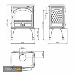 Dovre 425 GM Kaminofen Gusseisen Schwarz 15 Dovre 425 GM Kaminofen Gusseisen Schwarz -Angebote Kamdi24 Store dovre 425 gm kaminofen gusseisen schwarz 13652 m 6