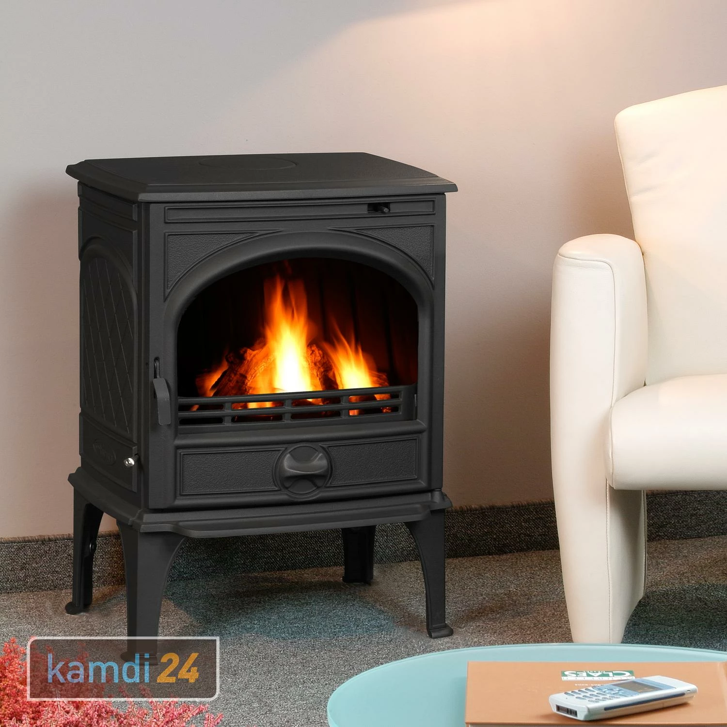 Dovre 425 GM Kaminofen Gusseisen Schwarz 3 Dovre 425 GM Kaminofen Gusseisen Schwarz