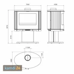 Dovre Bow P Kaminofen Gusseisen Schwarz, Bauart 2 -Angebote Kamdi24 Store dovre bow p kaminofen gusseisen schwarz bauart 2 21470 m 11