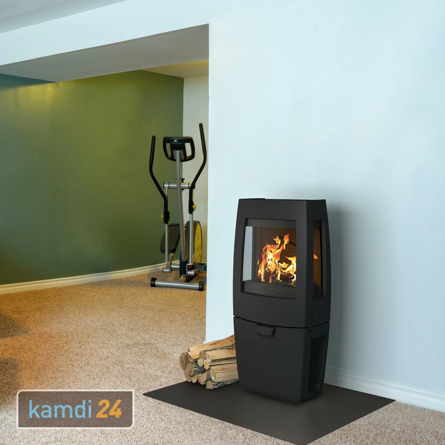 Dovre Sense 203 Kaminofen Gusseisen Schwarz 6 Dovre Sense 203 Kaminofen Gusseisen Schwarz – Bild 4