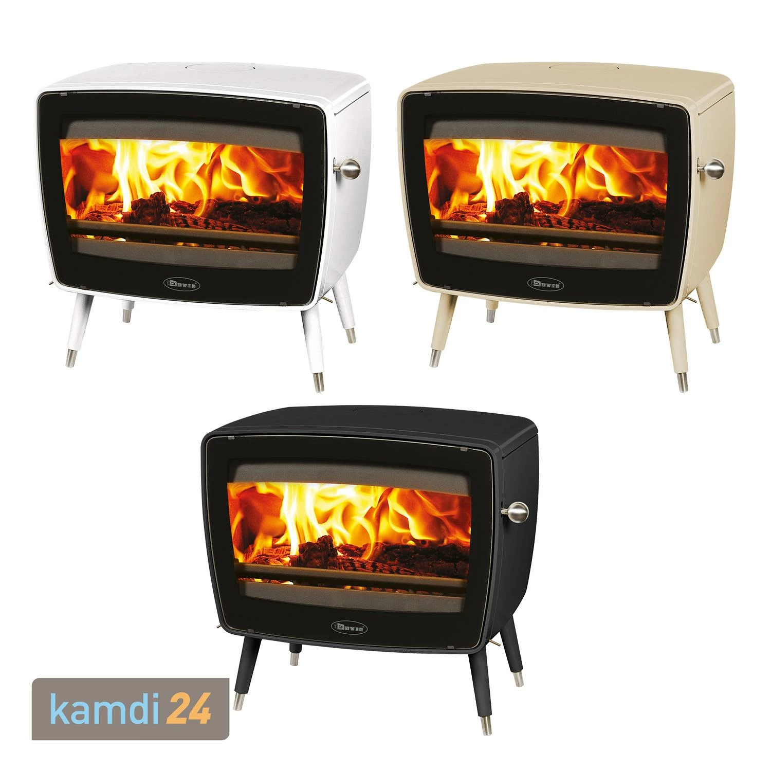 Dovre Vintage 50 Kaminofen Gusseisen Weiß Emailliert 5 Dovre Vintage 50 Kaminofen Gusseisen Weiß Emailliert – Bild 3